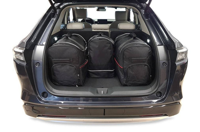 Kjust Kjust Reistassenset voor Honda CRV vanaf 2018 - Set van 4 Tassen met 2 Roltassen 1 Sporttas en 1 Vliegtuigtas Harvest Automotive 2