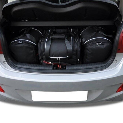 Kjust Kjust Reistassenset voor Hyundai i10 5-deurs 2014-2019 - Set van 4 Tassen met 2 Sporttassen en 2 Vliegtuigtassen Harvest Automotive 1
