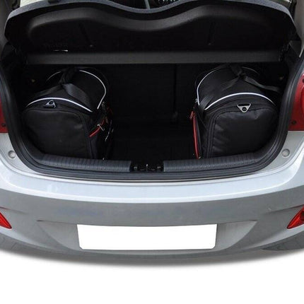 Kjust Kjust Reistassenset voor Hyundai i10 5-deurs 2014-2019 - Set van 4 Tassen met 2 Sporttassen en 2 Vliegtuigtassen Harvest Automotive 3