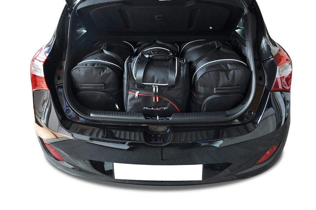Kjust Kjust Reistassenset voor Hyundai i30 3-deurs 2013-2017 - Set van 4 Tassen met 2 Roltassen en 2 Sporttassen Harvest Automotive 1