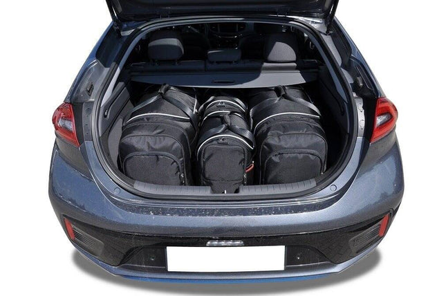 Kjust Kjust Reistassenset voor Hyundai Ioniq 5-deurs 2016-2022 - Set van 4 Tassen met 2 Roltassen en 2 Vliegtuigtassen Harvest Automotive 1