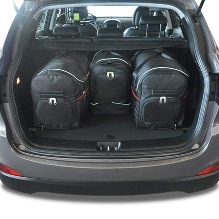 Kjust Kjust Reistassenset voor Hyundai iX35 2010-2015 - Set van 4 Tassen met 2 Roltassen en 2 Sporttassen Harvest Automotive 2