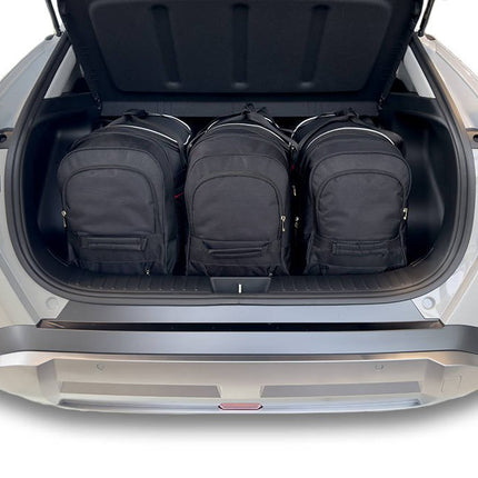 Kjust Kjust Reistassenset voor Hyundai Kona vanaf 2023 - Set van 3 Tassen met 3 Roltassen Harvest Automotive 1