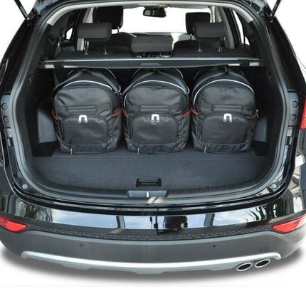 Kjust Kjust Reistassenset voor Hyundai Santa Fe 2012-2018 - Set van 5 Tassen met 3 Roltassen en 2 Sporttassen Harvest Automotive 2