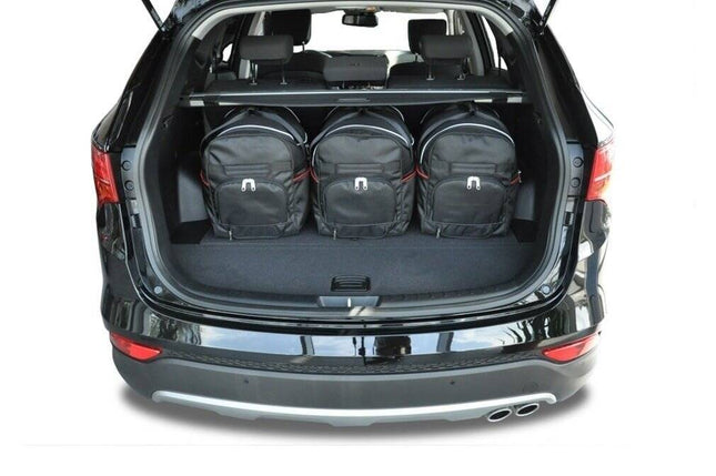 Kjust Kjust Reistassenset voor Hyundai Santa Fe 2012-2018 - Set van 5 Tassen met 3 Roltassen en 2 Sporttassen Harvest Automotive 2