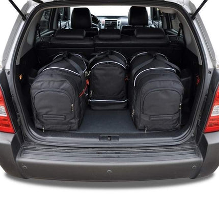 Kjust Kjust Reistassenset voor Hyundai Tucson 2003-2010 - Set van 4 Tassen met 2 Roltassen en 2 Sporttassen Harvest Automotive 2