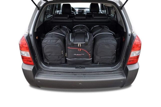 Kjust Kjust Reistassenset voor Hyundai Tucson 2003-2010 - Set van 4 Tassen met 2 Roltassen en 2 Sporttassen Harvest Automotive 1