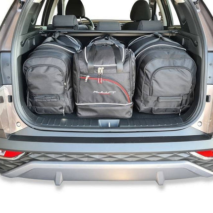Kjust Kjust Reistassenset voor Hyundai Tucson vanaf 2020 - Set van 4 Tassen met 2 Roltassen en 2 Sporttassen Harvest Automotive 1