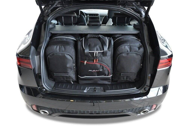 Kjust Kjust Reistassenset voor Jaguar E-Pace vanaf 2018 - Set van 4 Tassen met 2 Roltassen en 2 Sporttassen Harvest Automotive 1