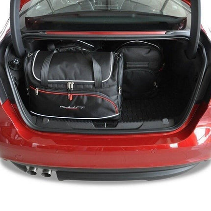 Kjust Kjust Reistassenset voor Jaguar XE Sedan 2014-2024 - Set van 4 Tassen met 2 Roltassen en 2 Vliegtuigtassen Harvest Automotive 2