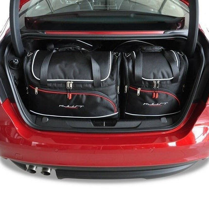 Kjust Kjust Reistassenset voor Jaguar XE Sedan 2014-2024 - Set van 4 Tassen met 2 Roltassen en 2 Vliegtuigtassen Harvest Automotive 1
