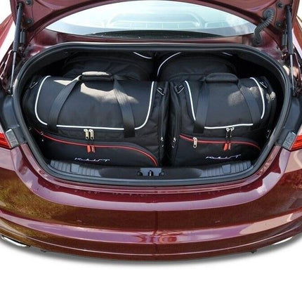Kjust Kjust Reistassenset voor Jaguar XF 2008-2015 - Set van 4 Tassen met 2 Roltassen en 2 Vliegtuigtassen Harvest Automotive 1