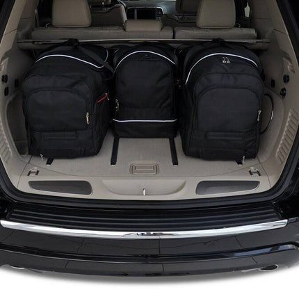 Kjust Kjust Reistassenset voor Jeep Grand Cherokee 2011-2022 - Set van 4 Tassen met 2 Roltassen en 2 Sporttassen Harvest Automotive 2