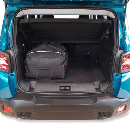 Kjust Kjust Reistassenset voor Jeep Renegade vanaf 2015 - Set van 2 Tassen met 2 Roltassen Harvest Automotive 2