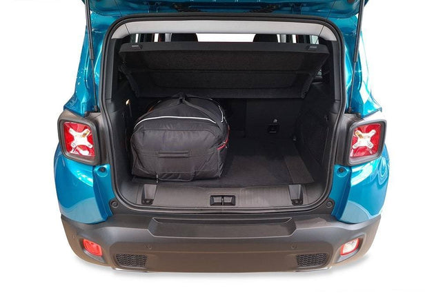 Kjust Kjust Reistassenset voor Jeep Renegade vanaf 2015 - Set van 2 Tassen met 2 Roltassen Harvest Automotive 2
