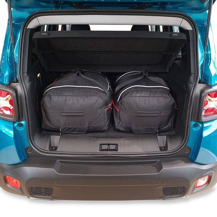 Kjust Kjust Reistassenset voor Jeep Renegade vanaf 2015 - Set van 2 Tassen met 2 Roltassen Harvest Automotive 1