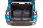 Kjust Kjust Reistassenset voor Jeep Renegade vanaf 2015 - Set van 2 Tassen met 2 Roltassen Harvest Automotive 1