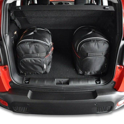 Kjust Kjust Reistassenset voor Jeep Renegade vanaf 2015 - Set van 4 Tassen met 2 Roltassen 1 Sporttas en 1 Vliegtuigtas Harvest Automotive 3