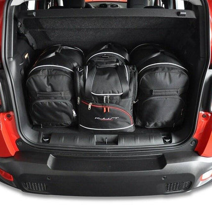 Kjust Kjust Reistassenset voor Jeep Renegade vanaf 2015 - Set van 4 Tassen met 2 Roltassen 1 Sporttas en 1 Vliegtuigtas Harvest Automotive 5