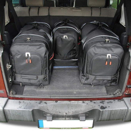 Kjust Kjust Reistassenset voor Jeep Wrangler 2007-2018 - Set van 4 Tassen met 2 Roltassen en 2 Sporttassen Harvest Automotive 2