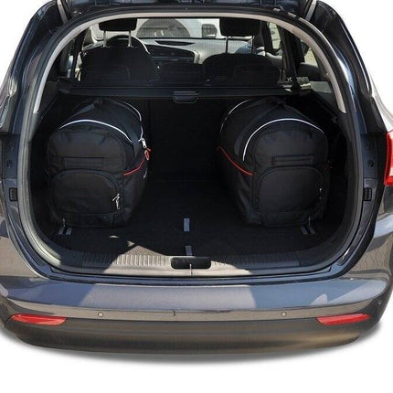 Kjust Kjust Reistassenset voor Kia Ceed Sportswagon 2012-2018 - Set van 5 Tassen met 3 Roltassen en 2 Vliegtuigtassen Harvest Automotive 4