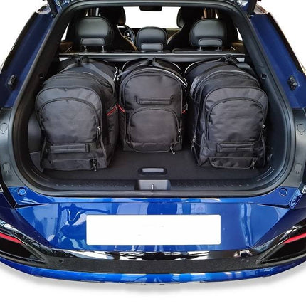 Kjust Kjust Reistassenset voor Kia EV6 vanaf 2021 - Set van 4 Tassen met 3 Roltassen en 1 Vliegtuigtas Harvest Automotive 6