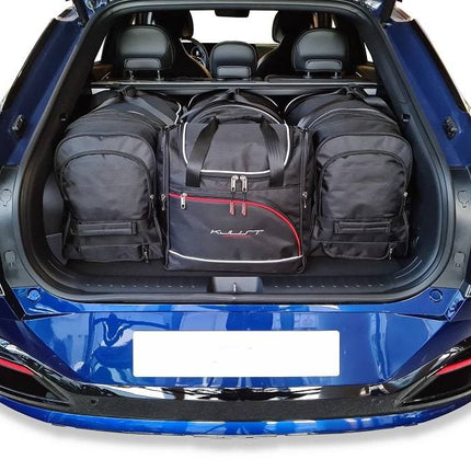 Kjust Kjust Reistassenset voor Kia EV6 vanaf 2021 - Set van 4 Tassen met 3 Roltassen en 1 Vliegtuigtas Harvest Automotive 1