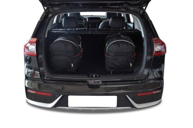 Kjust Kjust Reistassenset voor Kia Niro 5-deurs 2016-2022 - Set van 3 Tassen met 2 Roltassen en 1 Sporttas Harvest Automotive 2