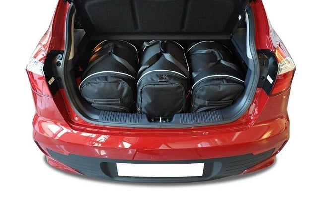 Kjust Kjust Reistassenset voor Kia Rio 3-deurs 2011-2017 - Set van 3 Tassen met 2 Roltassen en 1 Sporttas Harvest Automotive 1