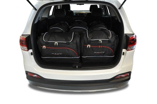 Kjust Kjust Reistassenset voor Kia Sorento 2015-2020 - Set van 5 Tassen met 3 Roltassen en 2 Sporttassen Harvest Automotive 1