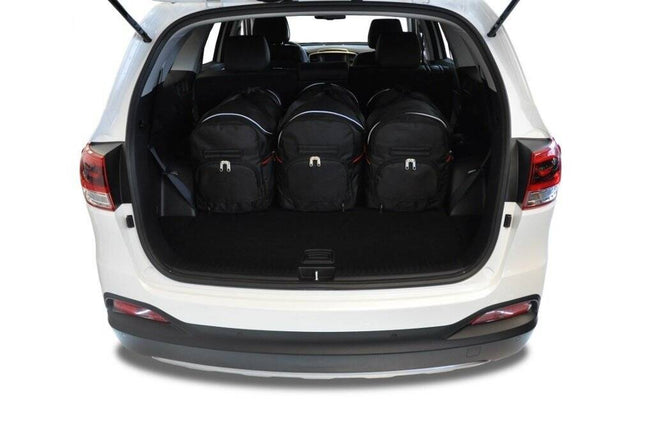 Kjust Kjust Reistassenset voor Kia Sorento 2015-2020 - Set van 5 Tassen met 3 Roltassen en 2 Sporttassen Harvest Automotive 2