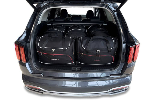 Kjust Kjust Reistassenset voor Kia Sorento 2020-2024 - Set van 5 Tassen met 3 Roltassen en 2 Vliegtuigtassen Harvest Automotive 1