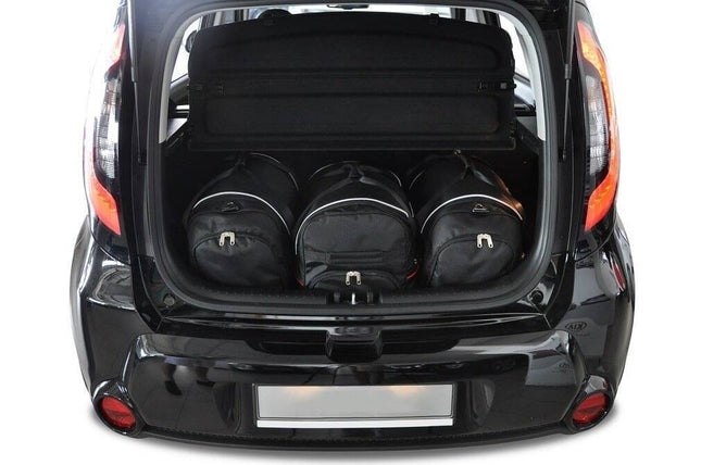Kjust Kjust Reistassenset voor Kia Soul 2014-2019 - Set van 3 Tassen met 1 Roltas en 2 Sporttassen Harvest Automotive 1