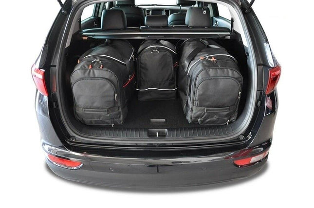 Kjust Kjust Reistassenset voor Kia Sportage 5-deurs 2016-2021 - Set van 4 Tassen met 2 Roltassen en 2 Sporttassen Harvest Automotive 2
