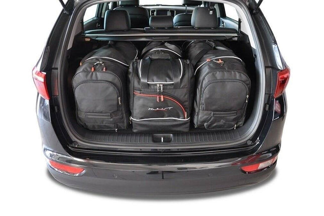 Kjust Kjust Reistassenset voor Kia Sportage 5-deurs 2016-2021 - Set van 4 Tassen met 2 Roltassen en 2 Sporttassen Harvest Automotive 1