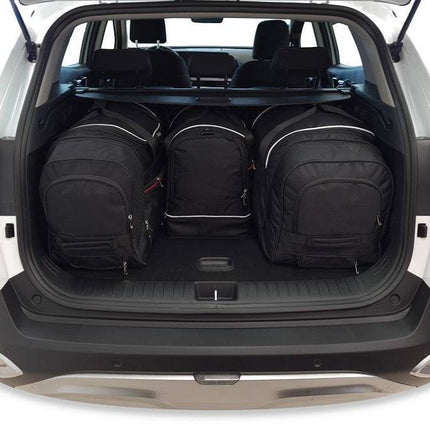 Kjust Kjust Reistassenset voor Kia Sportage 5-deurs vanaf 2021 - Set van 4 Tassen met 2 Roltassen 1 Sporttas en 1 Vliegtuigtas Harvest Automotive 5