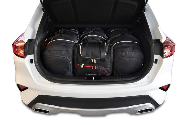 Kjust Kjust Reistassenset voor Kia Venga 5-deurs vanaf 2010 - Set van 4 Tassen met 2 Roltassen en 2 Sporttassen Harvest Automotive 1