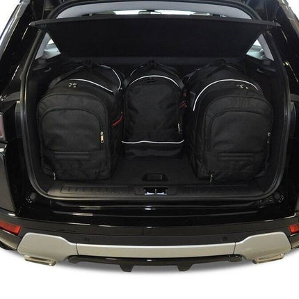 Kjust Kjust Reistassenset voor Land Rover Range Rover Evoque 5-deurs 2011-2019 - Set van 4 Tassen met 2 Roltassen 1 Sporttas en 1 Vliegtuigtas Harvest Automotive 2