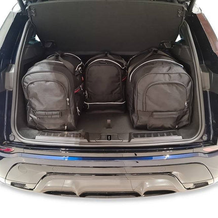 Kjust Kjust Reistassenset voor Land Rover Range Rover Evoque 5-deurs vanaf 2019 - Set van 4 Tassen met 2 Roltassen en 2 Sporttassen Harvest Automotive 5