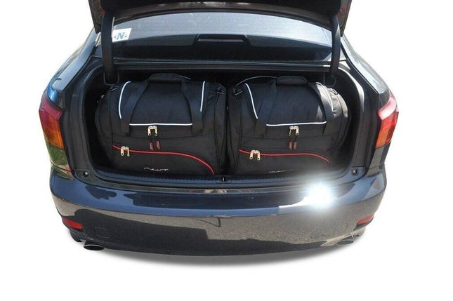 Kjust Kjust Reistassenset voor Lexus IS Sedan 2005-2013 - Set van 4 Tassen met 2 Roltassen en 2 Sporttassen Harvest Automotive 1