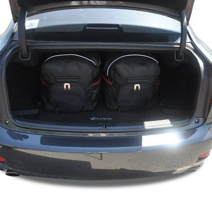 Kjust Kjust Reistassenset voor Lexus IS Sedan 2005-2013 - Set van 4 Tassen met 2 Roltassen en 2 Sporttassen Harvest Automotive 2