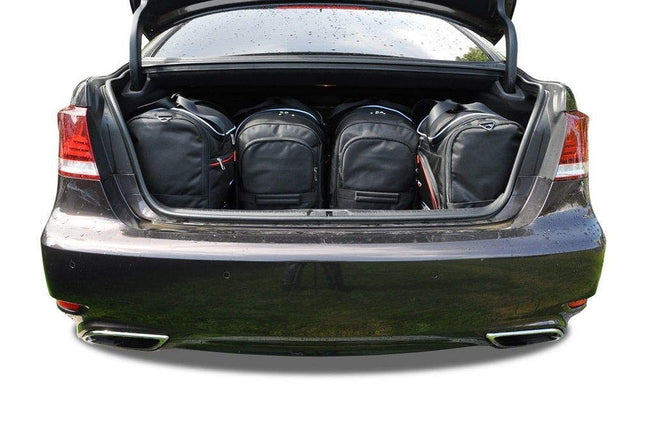Kjust Kjust Reistassenset voor Lexus LS Sedan 2006-2017 - Set van 5 Tassen met 2 Roltassen en 3 Sporttassen Harvest Automotive 2