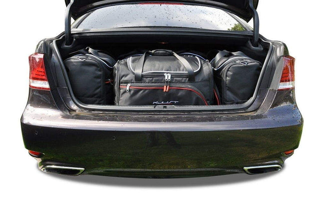 Kjust Kjust Reistassenset voor Lexus LS Sedan 2006-2017 - Set van 5 Tassen met 2 Roltassen en 3 Sporttassen Harvest Automotive 1