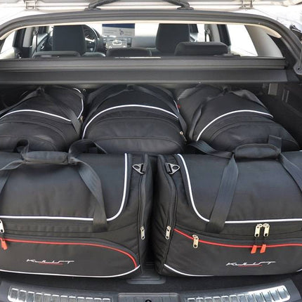 Kjust Kjust Reistassenset voor Mazda 6 stationwagen 2008-2013 - Set van 5 Tassen met 3 Roltassen en 2 Vliegtuigtassen Harvest Automotive 1