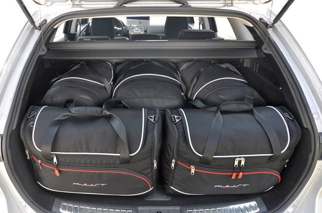 Kjust Kjust Reistassenset voor Mazda 6 stationwagen 2008-2013 - Set van 5 Tassen met 3 Roltassen en 2 Vliegtuigtassen Harvest Automotive 1