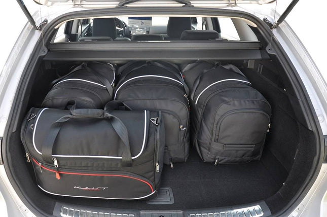 Kjust Kjust Reistassenset voor Mazda 6 stationwagen 2008-2013 - Set van 5 Tassen met 3 Roltassen en 2 Vliegtuigtassen Harvest Automotive 2