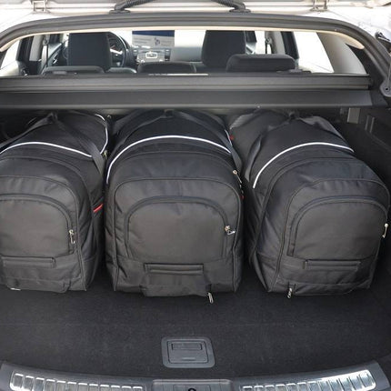 Kjust Kjust Reistassenset voor Mazda 6 stationwagen 2008-2013 - Set van 5 Tassen met 3 Roltassen en 2 Vliegtuigtassen Harvest Automotive 6
