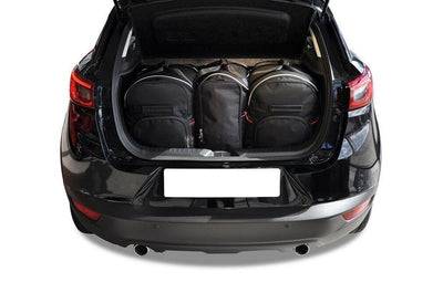 Kjust Reistassenset voor Mazda CX-3 vanaf 2015 - Set van 3 Tassen met 2 Roltassen en 1 Sporttas