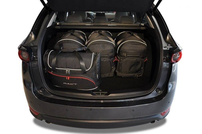 Kjust Kjust Reistassenset voor Mazda CX-5 vanaf 2017 - Set van 5 Tassen met 3 Roltassen en 2 Vliegtuigtassen Harvest Automotive 2