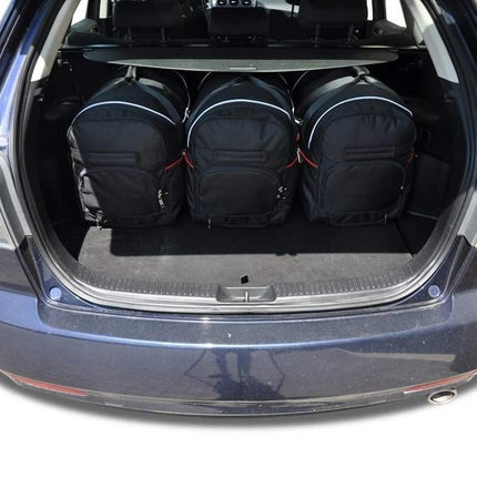 Kjust Kjust Reistassenset voor Mazda CX-7 2007-2013 - Set van 5 Tassen met 3 Roltassen en 2 Vliegtuigtassen Harvest Automotive 2